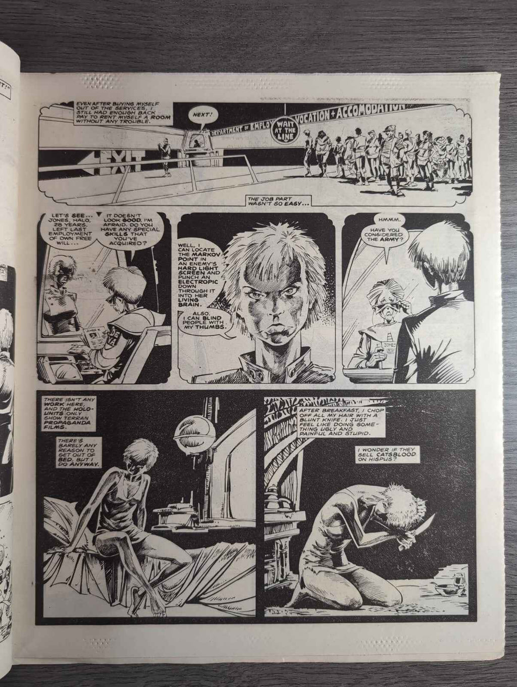 2000AD Prog 458 Featuring Judge Dread Comic 22nd Feb 1986 Vintage Retro Comic