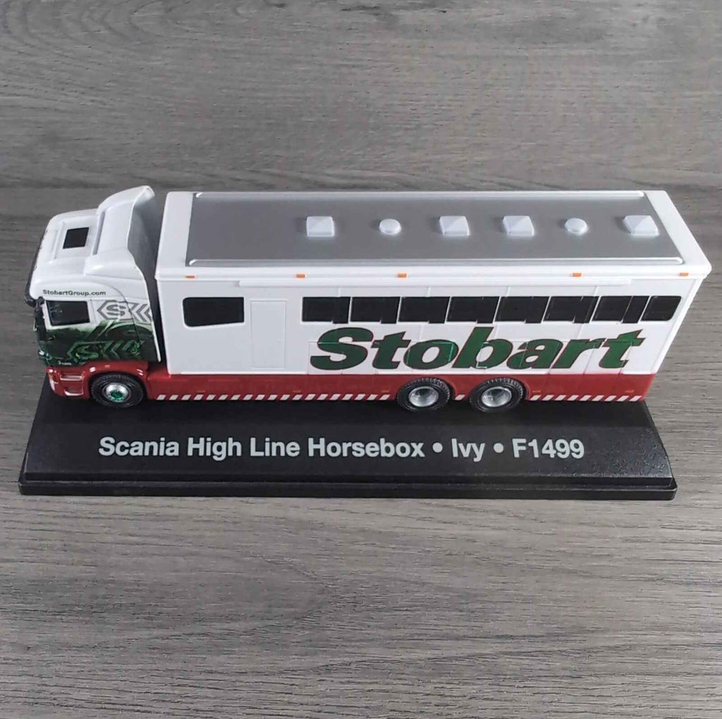 Atlas Editions Eddie Stobart Scania High Line Horsebox 1:76 Scale Die-Cast Model