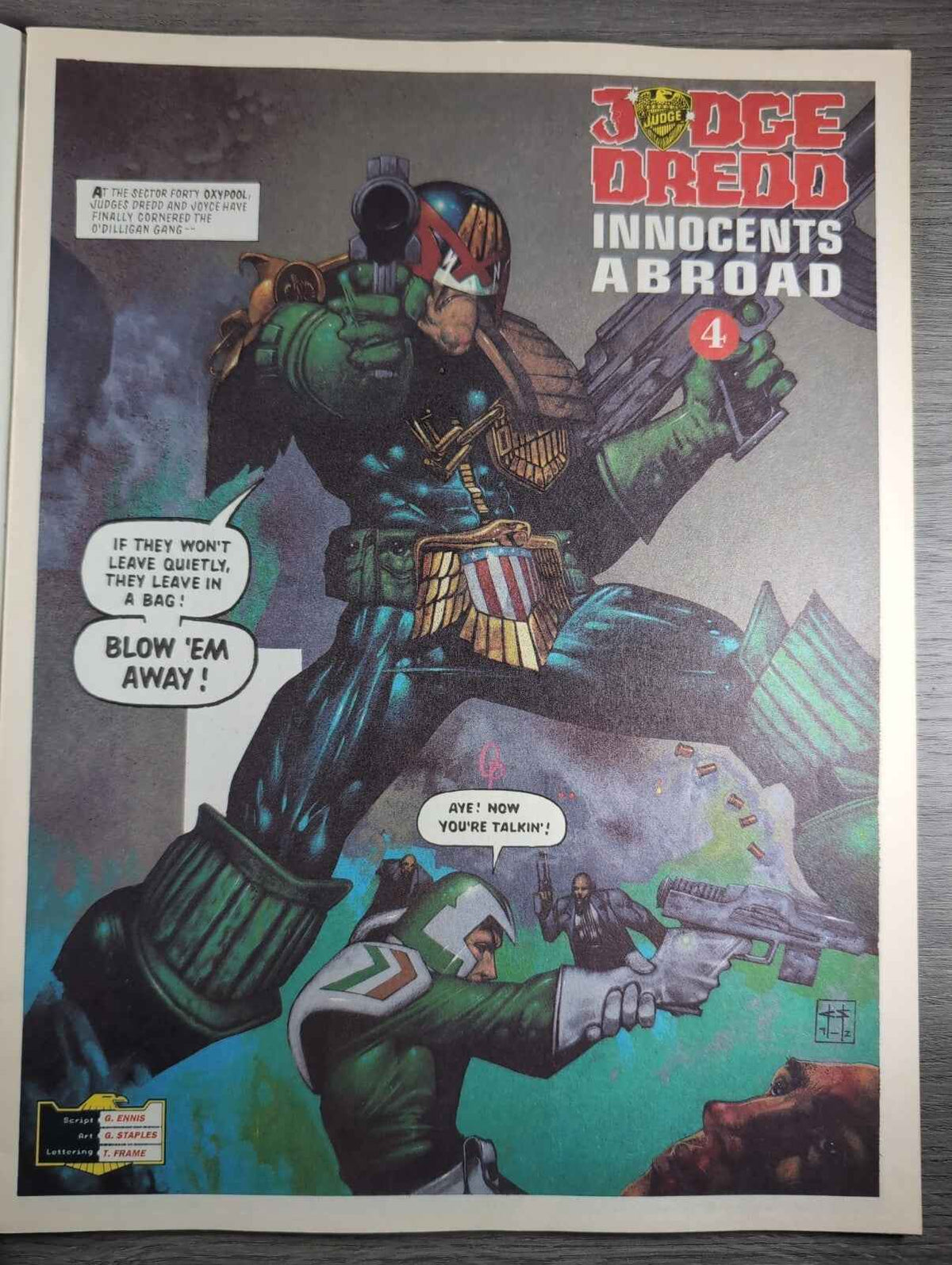 2000AD Prog 807 Featuring Judge Dredd Comic 31st Oct 1992 Vintage Retro Comic
