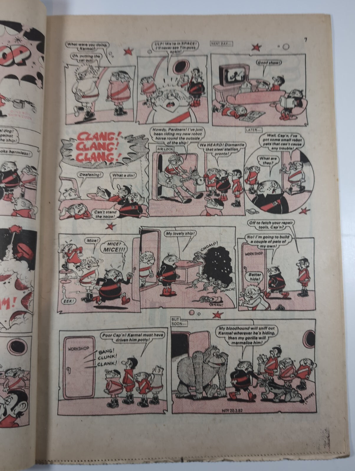 Nutty Comic Featuring Bananaman Issue No. 110 Mar 20th 1982 Vintage Retro Comic