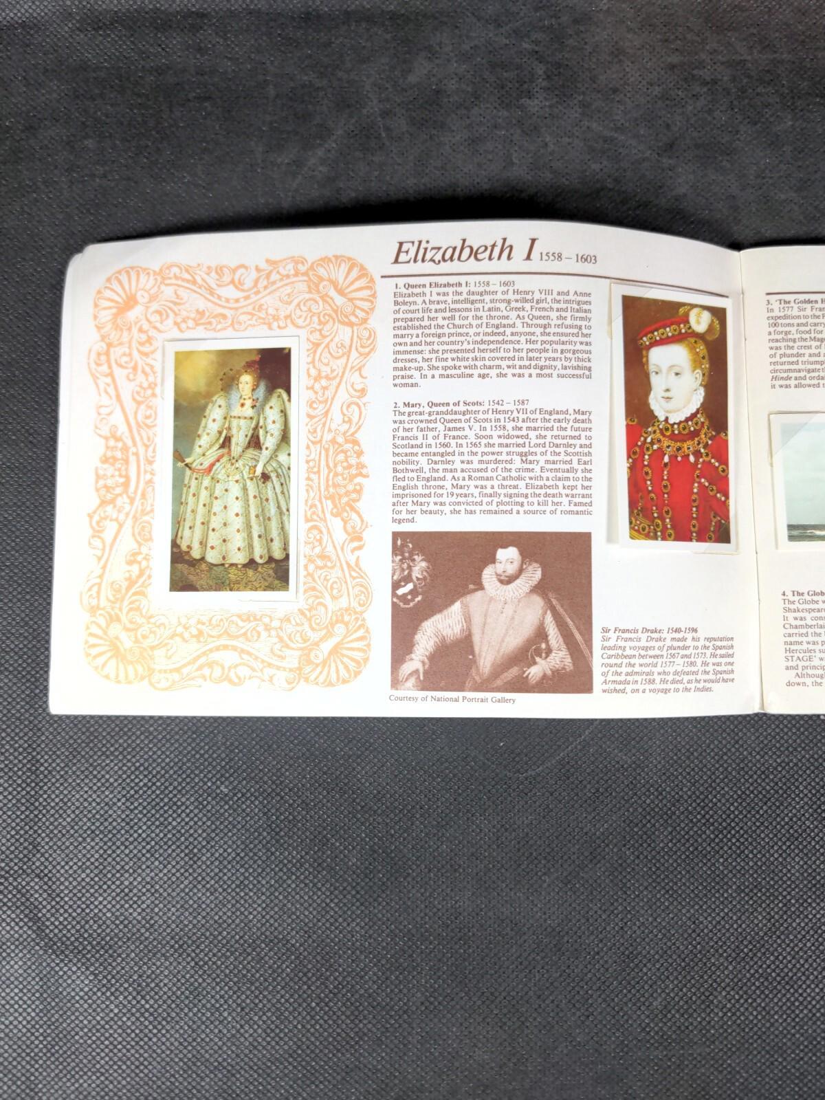 Brooke Bond Tea Cards: Cards Queen Elizabeth Album Complete All Cards In The Set