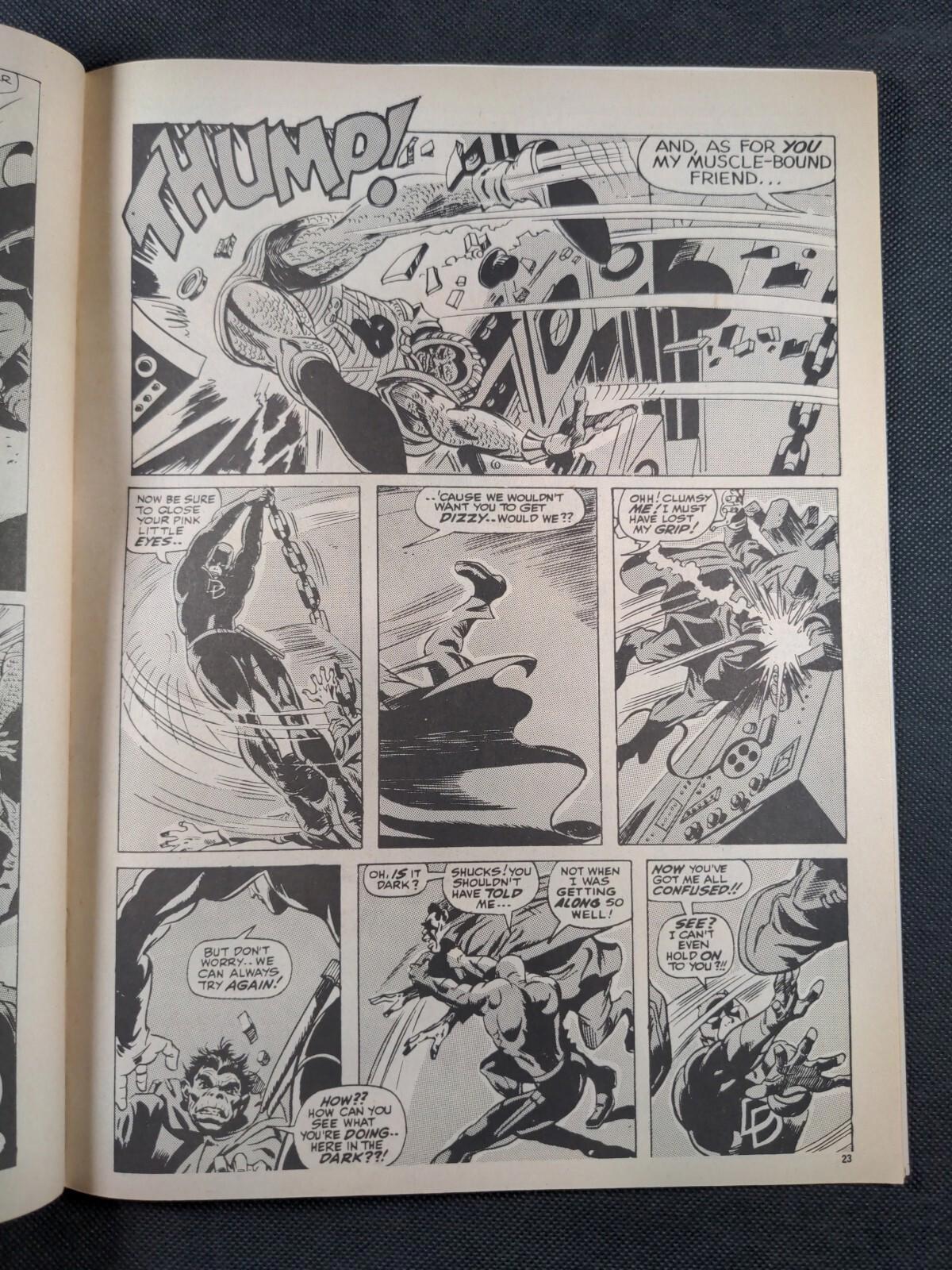 Mighty World of Marvel Issue No 128 March 1975 Marvel UK Vintage Comic