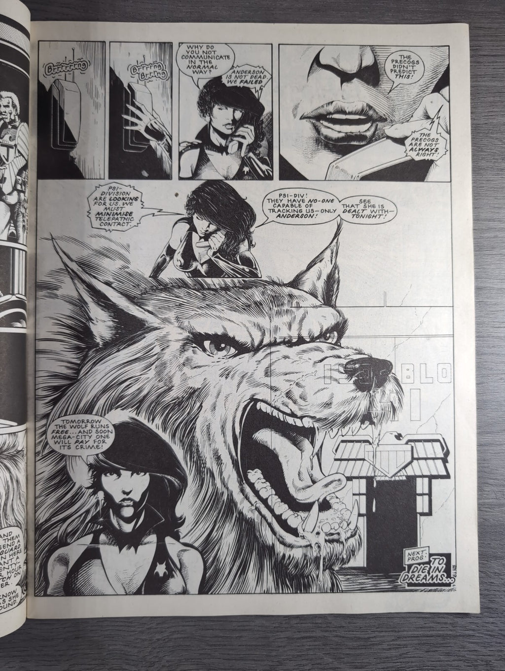 2000AD Prog 523 Featuring Judge Dread Comic 23rd May 1987 Vintage Retro Comic