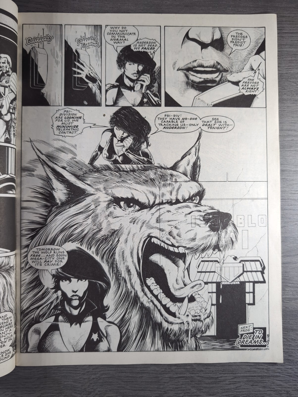 2000AD Prog 523 Featuring Judge Dread Comic 23rd May 1987 Vintage Retro Comic