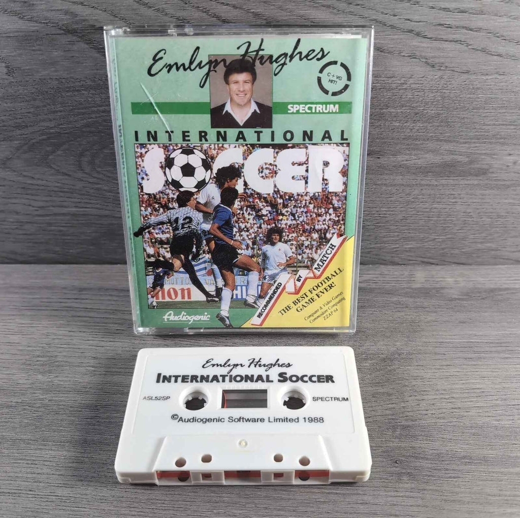 Emlyn Hughes International Soccer ZX Spectrum Game Tested & Working