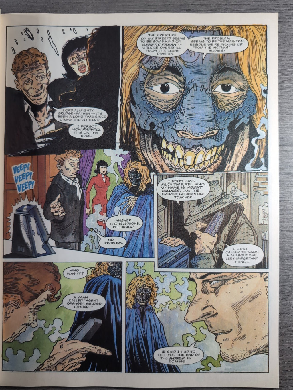 2000AD Prog 879 Featuring Judge Dredd Comic 18th March 1994 Vintage Retro Comic