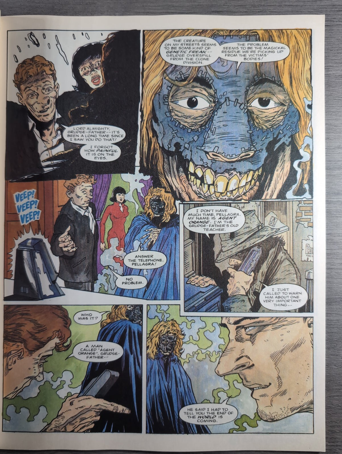 2000AD Prog 879 Featuring Judge Dredd Comic 18th March 1994 Vintage Retro Comic