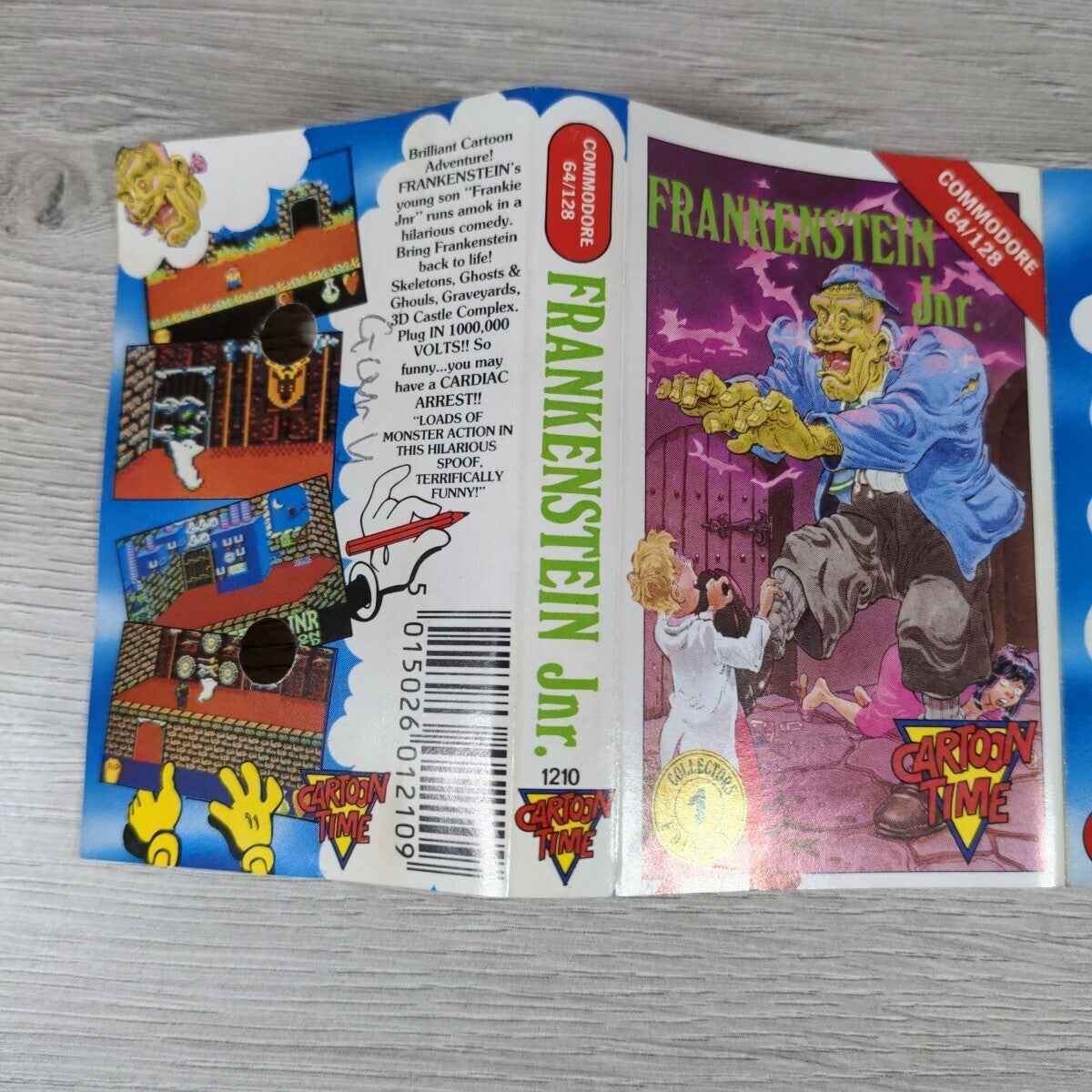 Frankenstein Jnr. Commodore 64 C64 Game Cassette Tested & Working