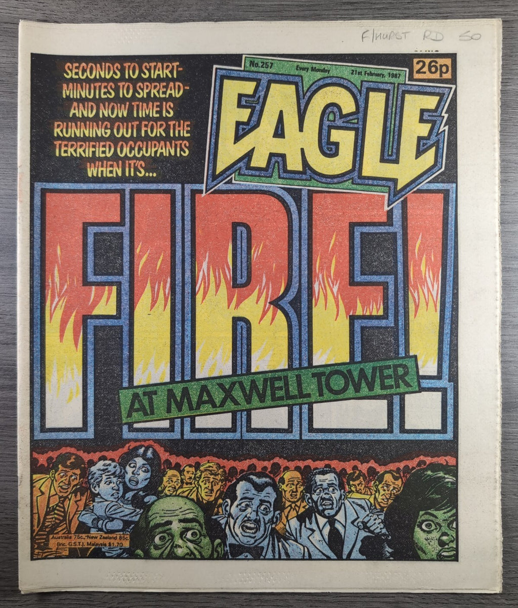 Eagle Comic Issue No. 257 21st Feb 1987 Vintage Retro UK Comic