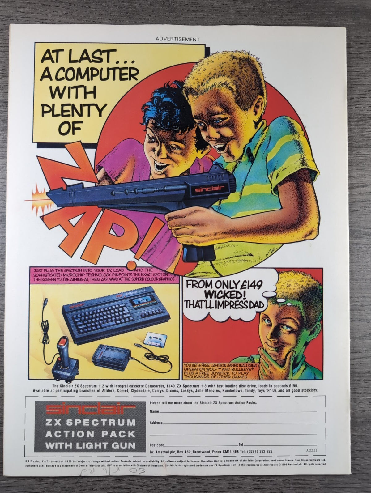 2000AD Prog 655 Featuring Judge Dread Comic 2nd Dec 1989 Vintage Retro Comic - Retrorama UK