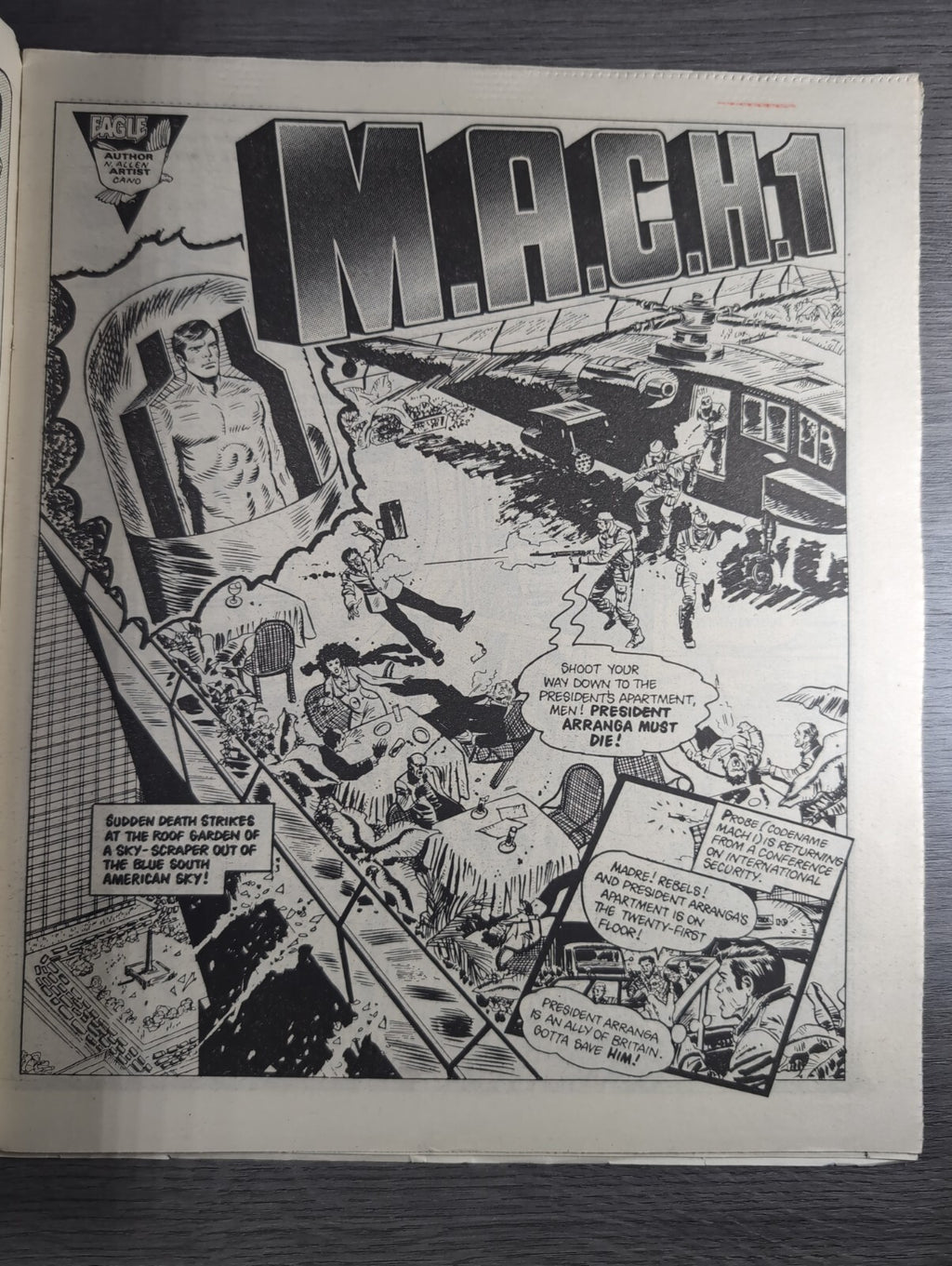 Eagle Comic Issue No. 246 6th December 1986 Vintage Retro UK Comic