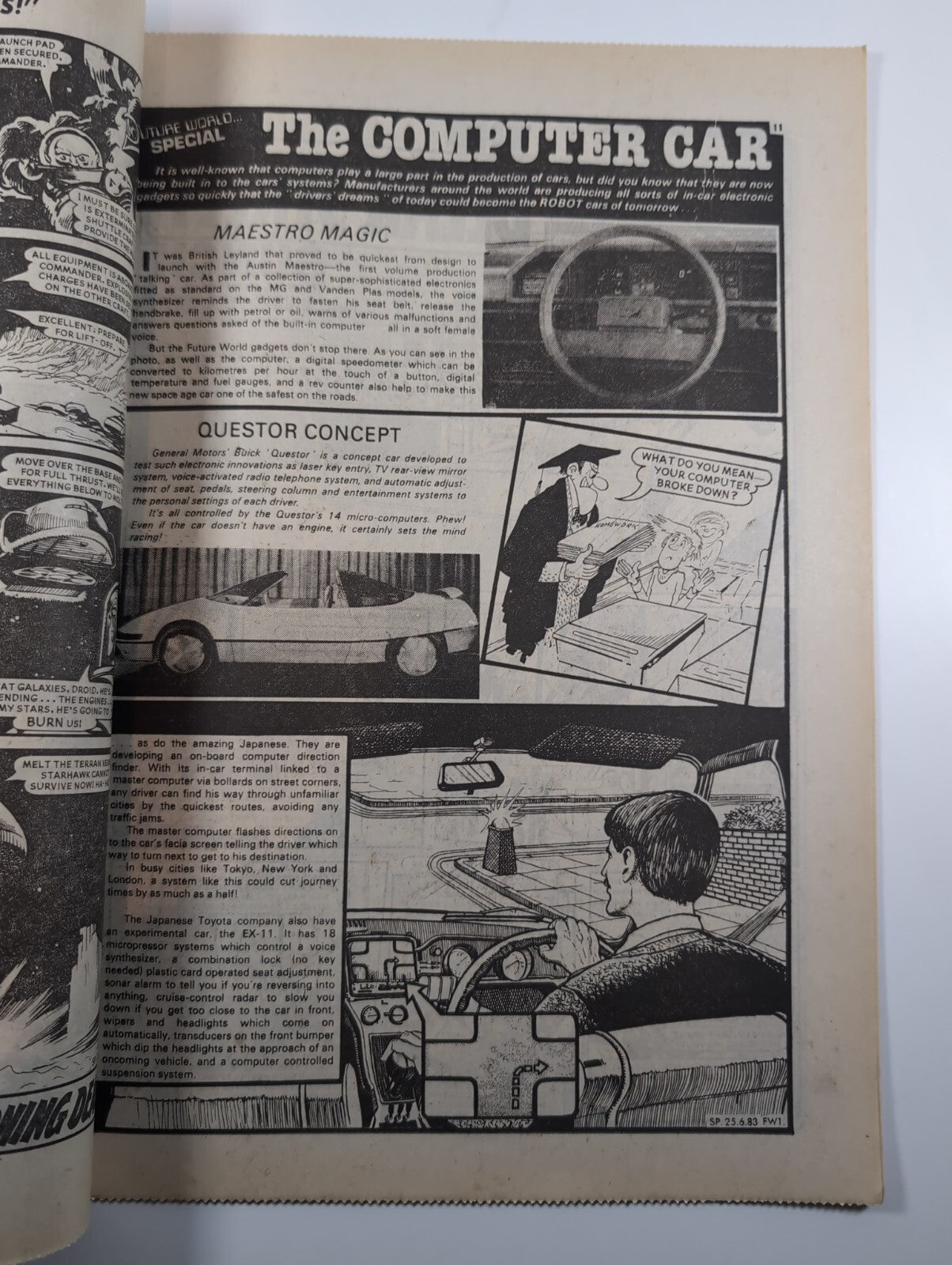 Spike Comic Issue No. 23 June 25th 1983 D.C Thomson Vintage Retro Comic