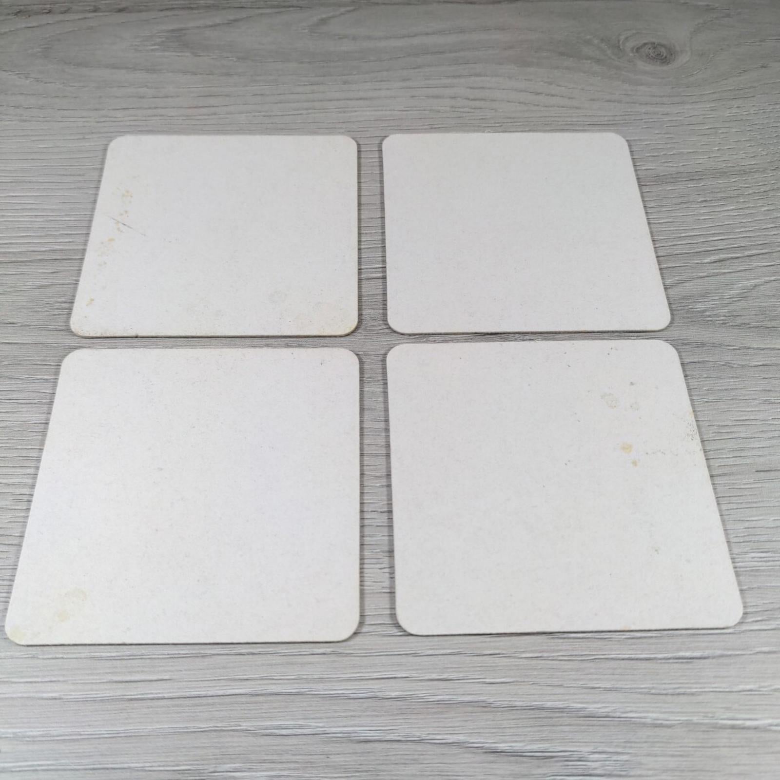 John Smiths 180! 4 x Vintage Beer Mats Pub Bar Coaster Breweriana - Retrorama UK