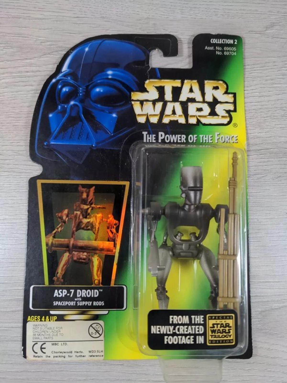 Kenner Star Wars ASP-7 Droid Figure TPOTF 1996 Collection 2 Sealed Blister Pack
