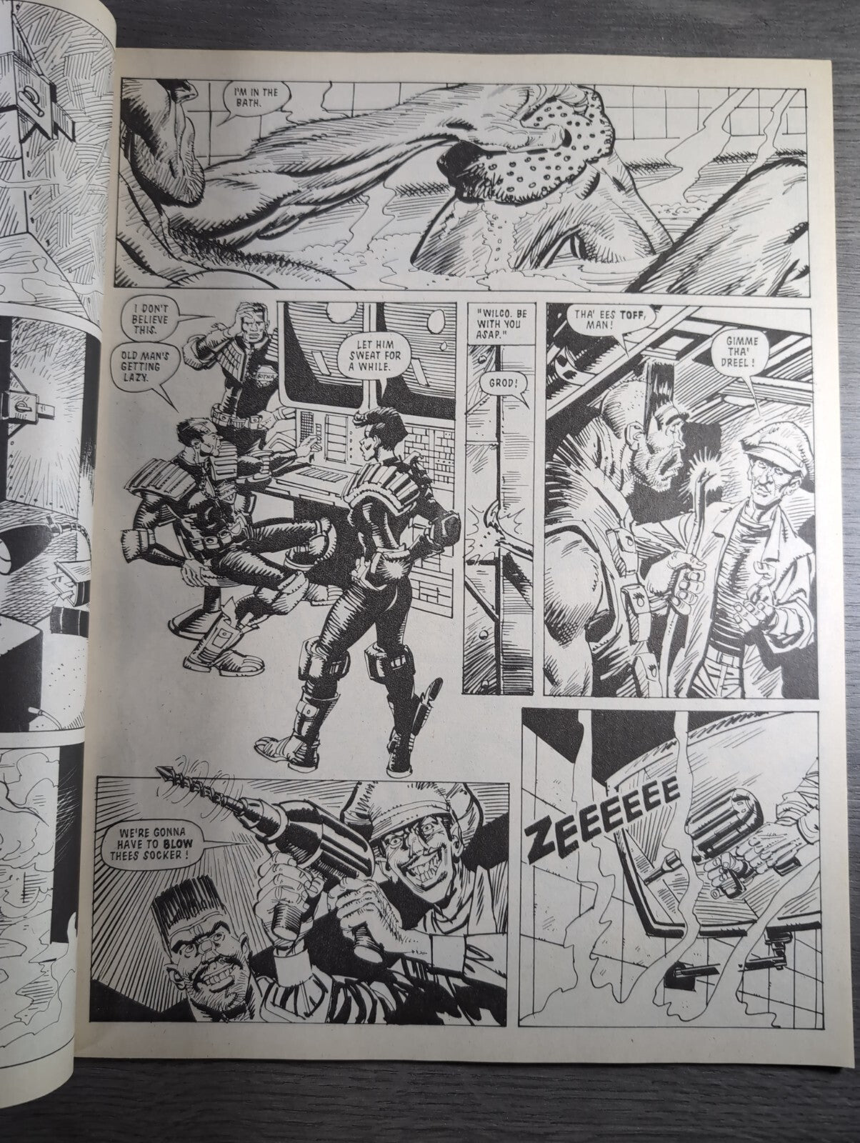 2000AD Prog 626 Featuring Judge Dread Comic 13th May 1989 Vintage Retro Comic
