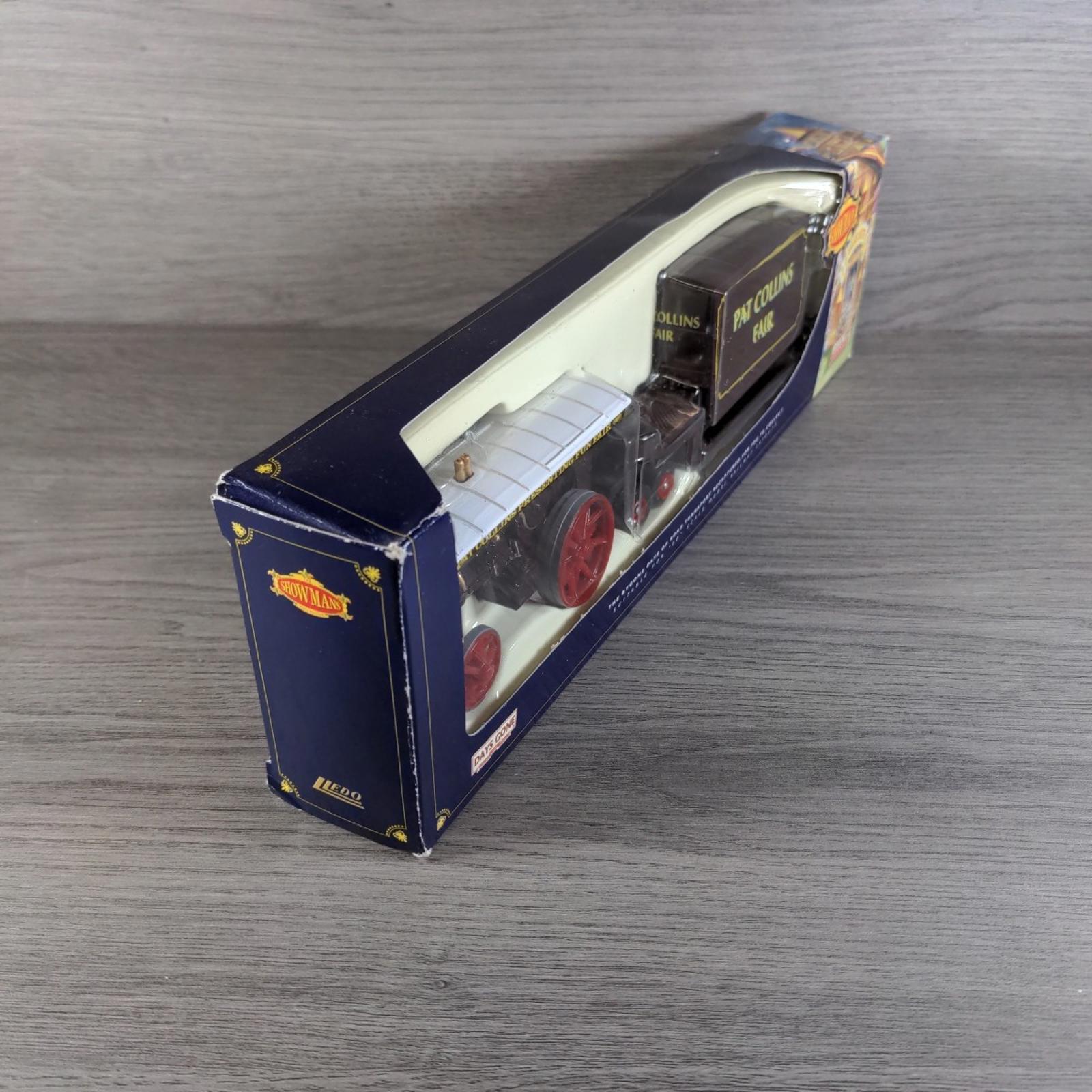 Showmans Pat Collins Fair Burrell Steam Locomotive & Trailer Diecast Model