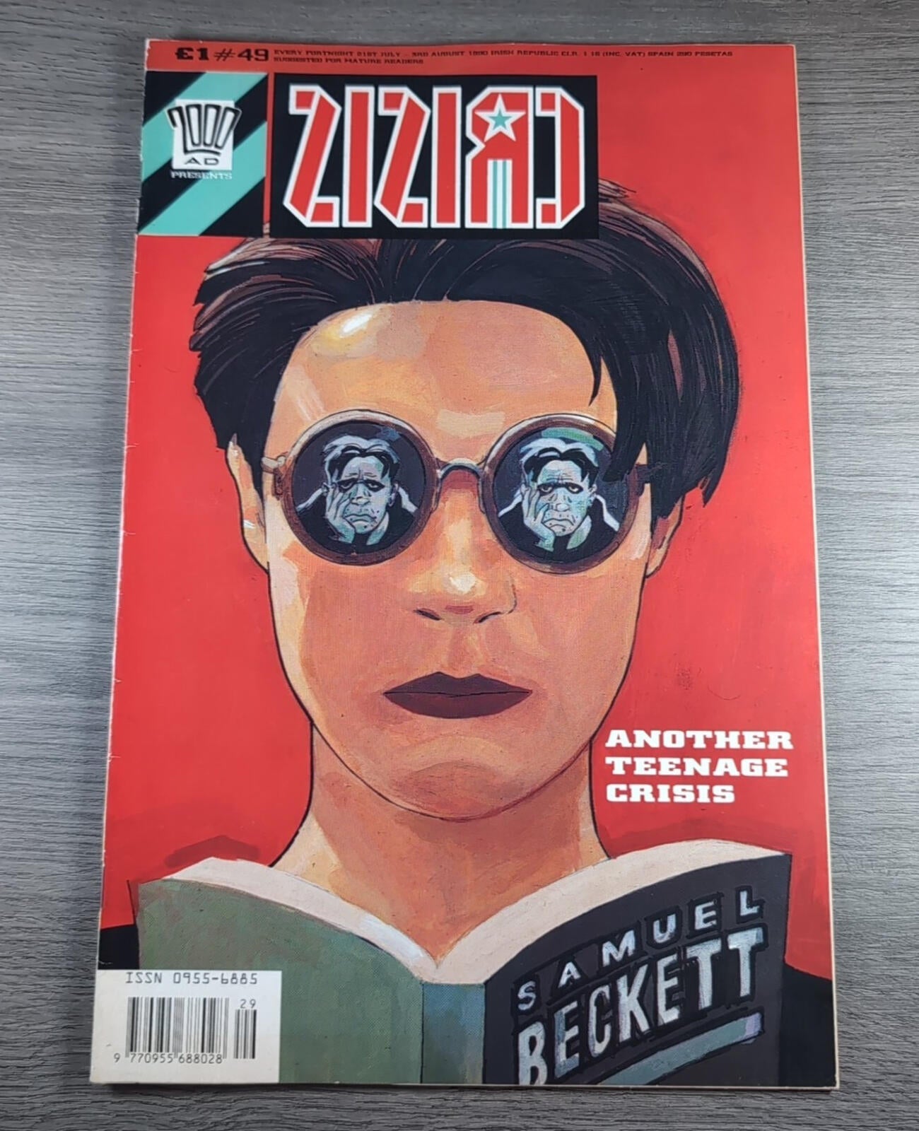 2000AD Presents Crisis issue #49 Comic Vintage Retro Collectable