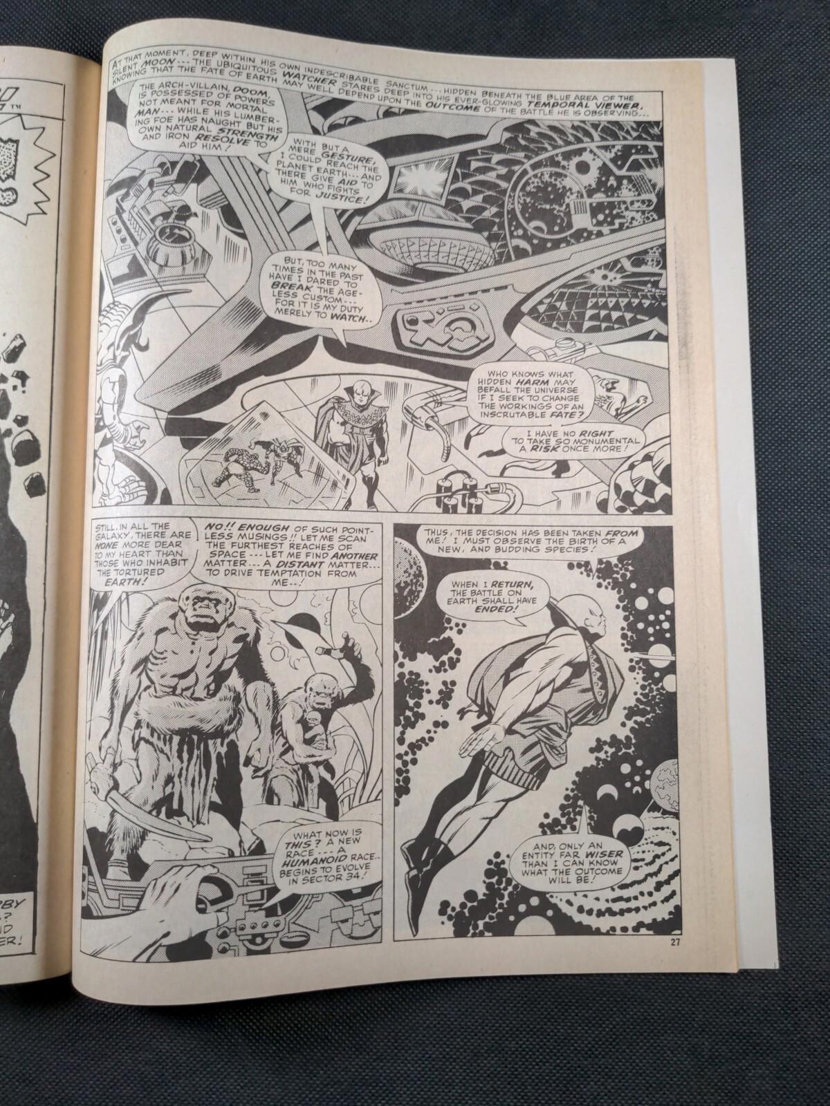 Mighty World of Marvel Issue No 128 March 1975 Marvel UK Vintage Comic