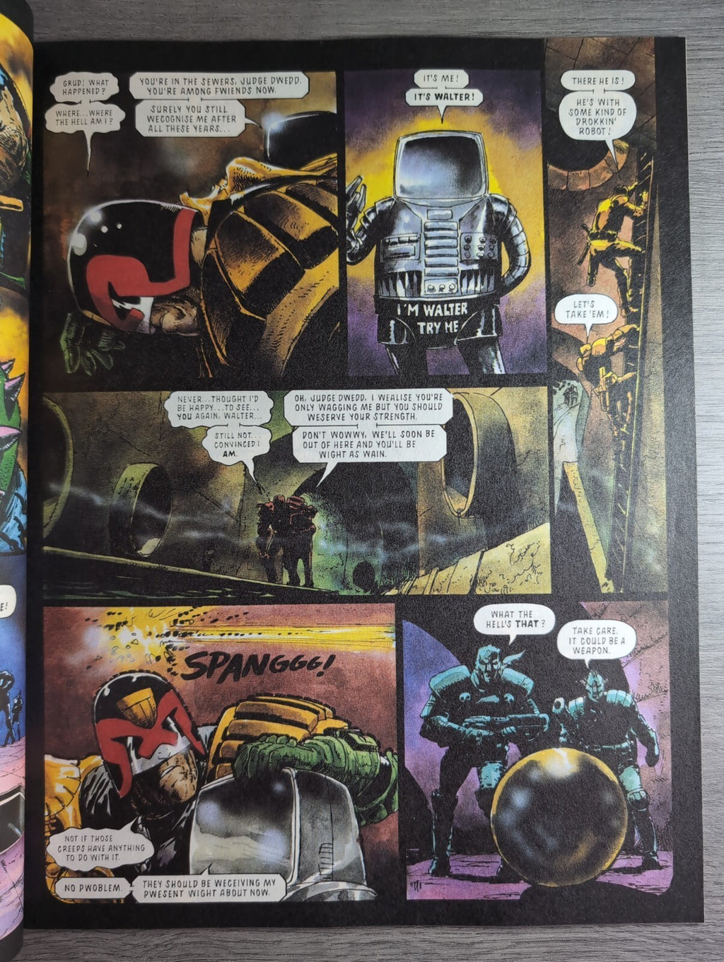 2000AD Prog 847 Featuring Judge Dredd Comic 7th Aug 1993 Vintage Retro Comic
