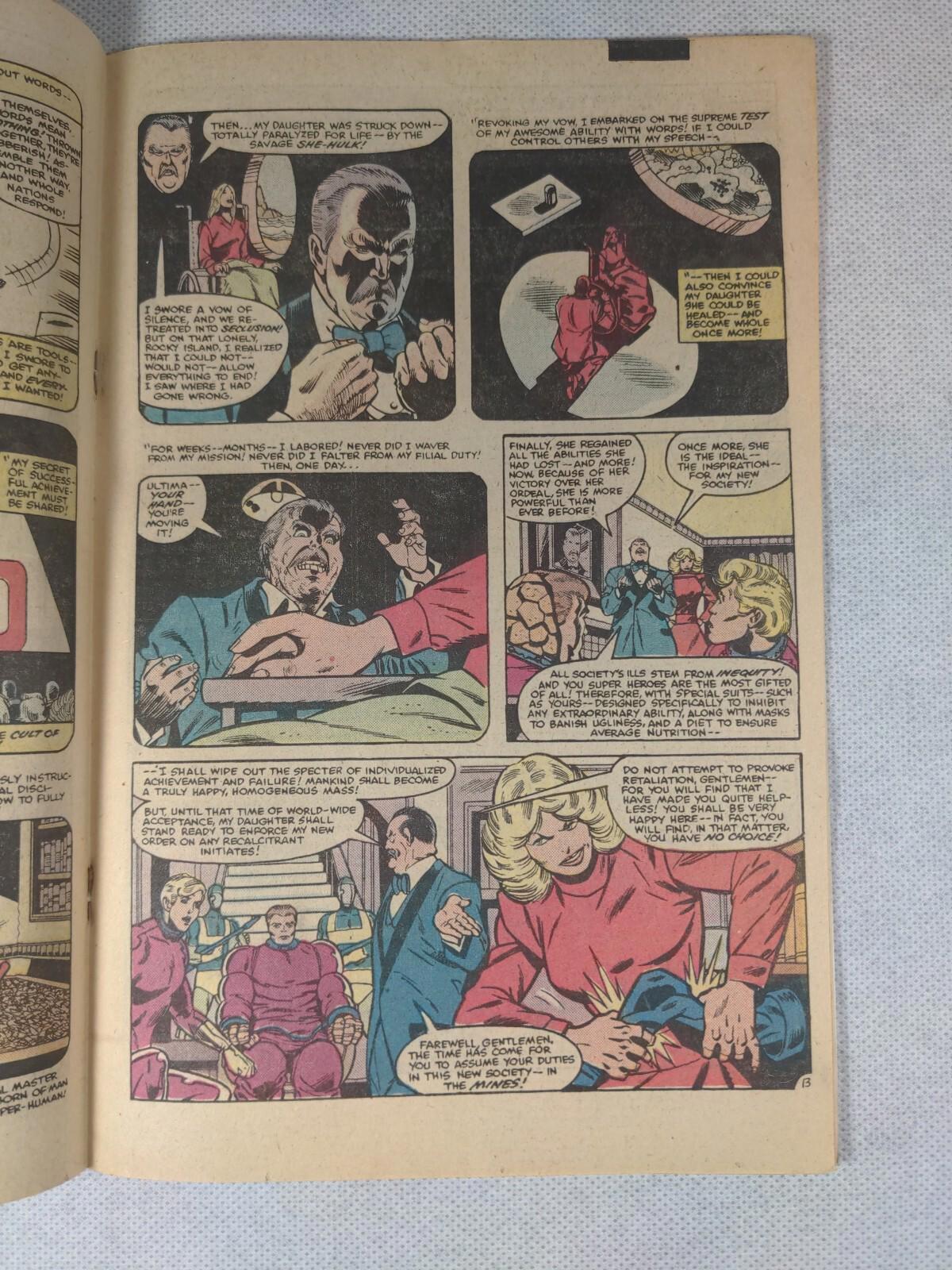 Marvel Comics Two-In-One The Thing And The Human Torch #89 July 1982
