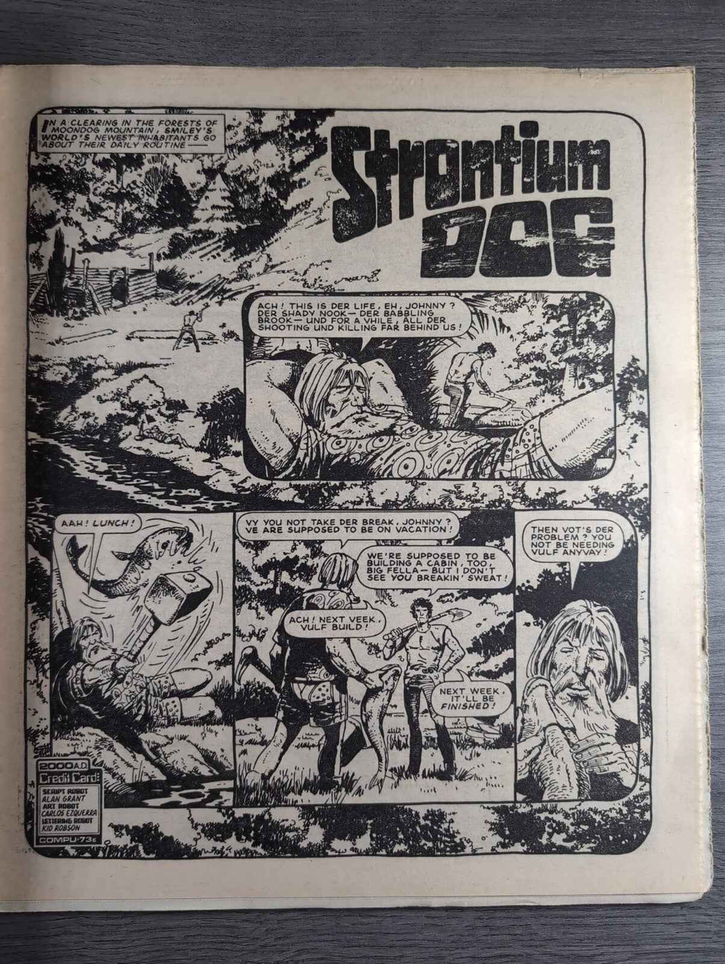 2000AD Prog 426 Featuring Judge Dread Comic 13th July 1985 Vintage Retro Comic
