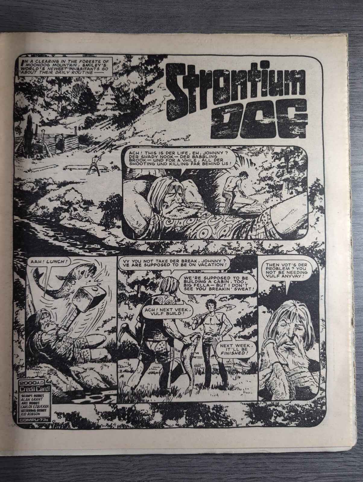 2000AD Prog 426 Featuring Judge Dread Comic 13th July 1985 Vintage Retro Comic