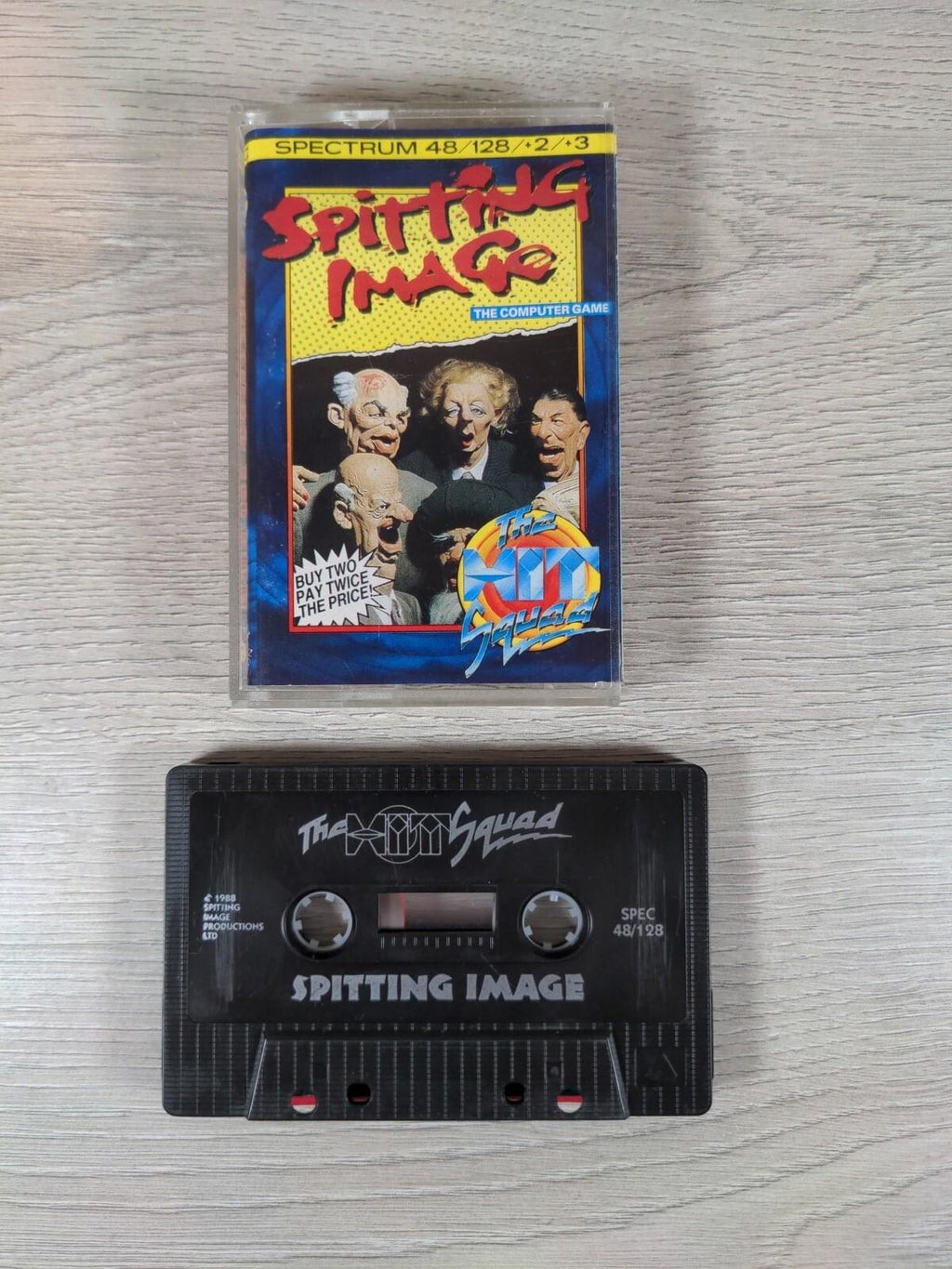 Spitting Image The Computer Game ZX Spectrum 48K  128K Cassette Tested & Working