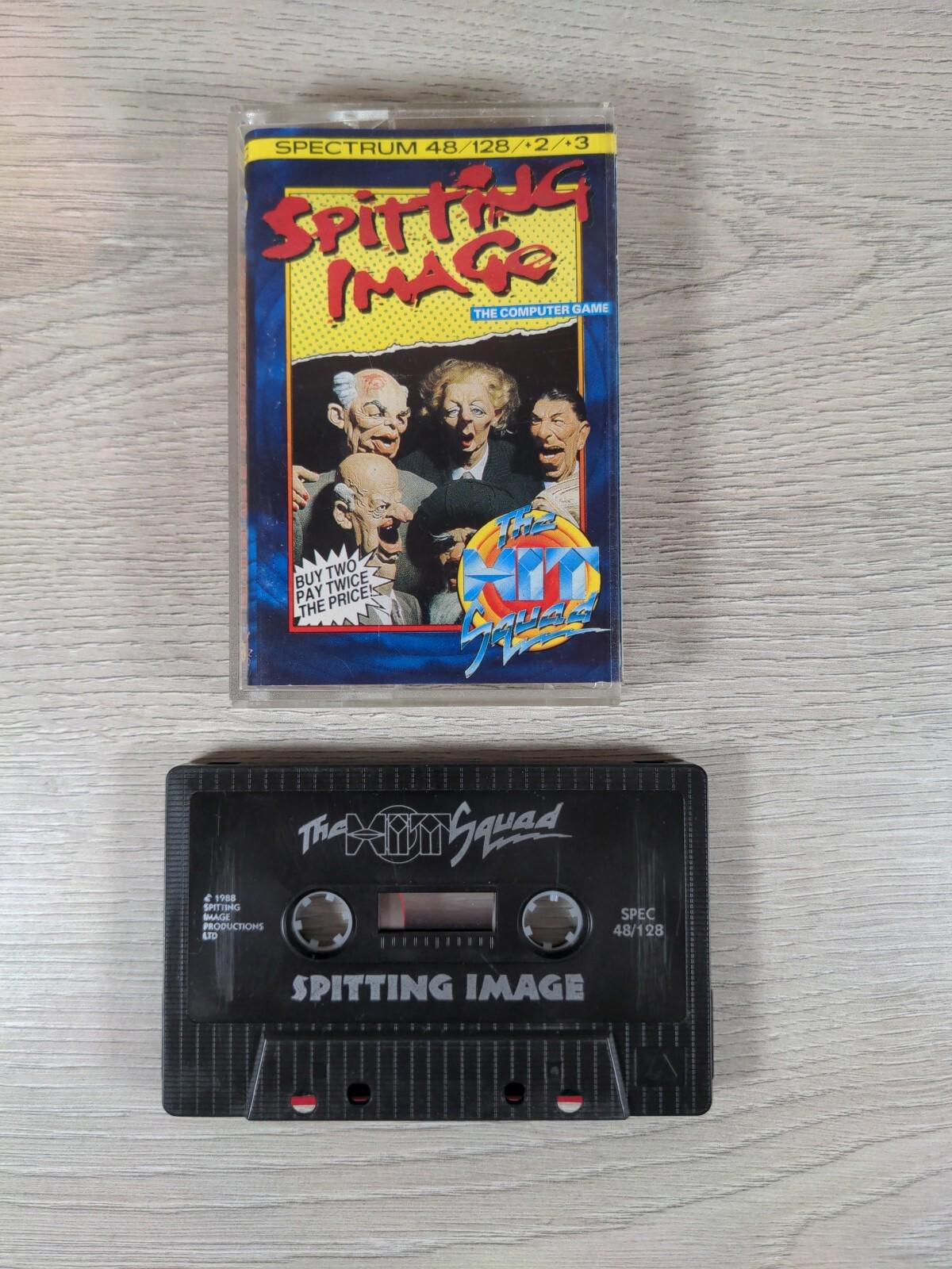Spitting Image The Computer Game ZX Spectrum 48K  128K Cassette Tested & Working