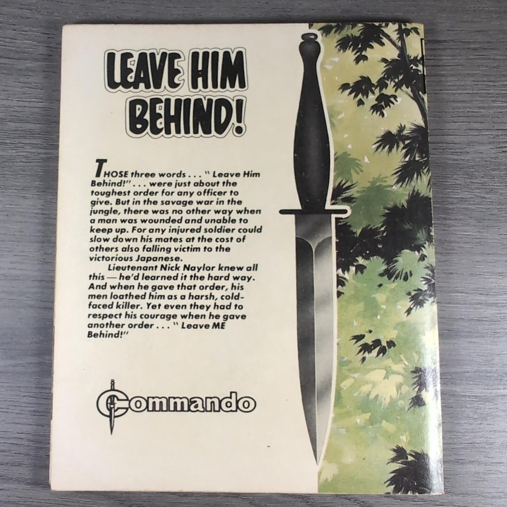 Commando Comic Issue Number 1372 Leave Him Behind!