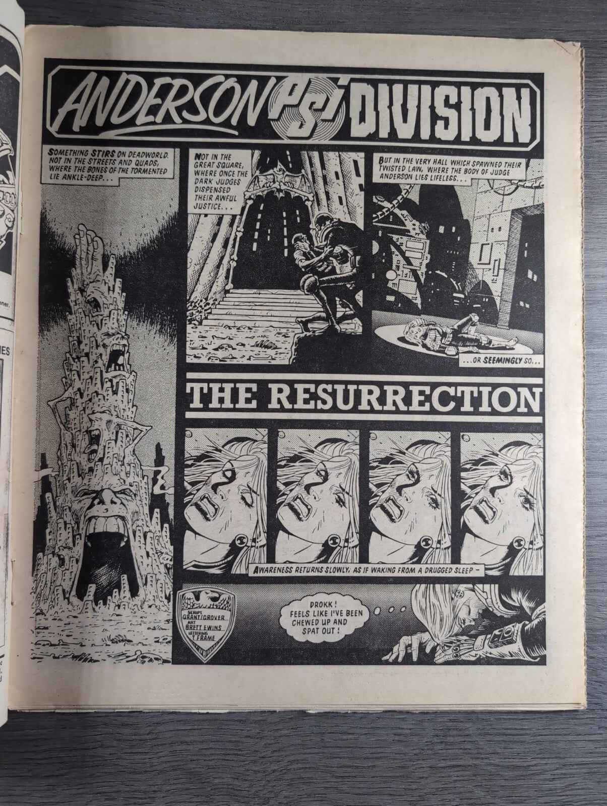 2000AD Prog 420 Featuring Judge Dread Comic 1st June 1985 Vintage Retro Comic