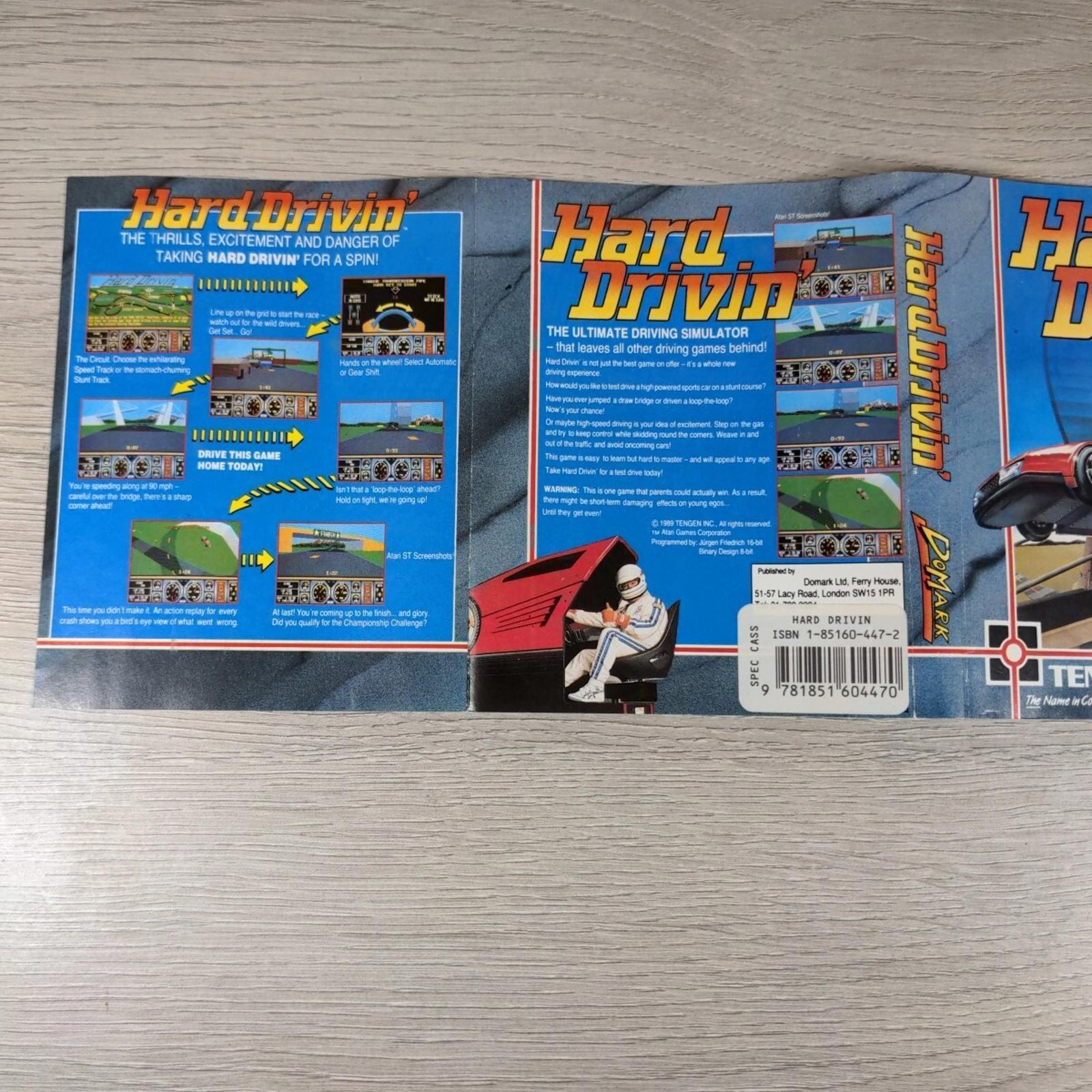 Hard Driving ZX Spectrum 48K 128K Video Game Cassette Tested & Working