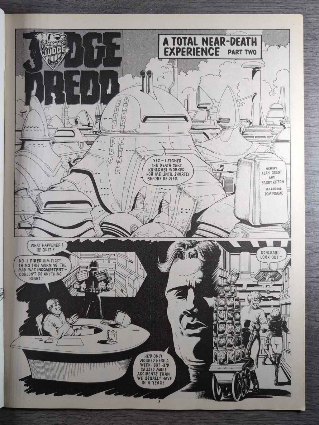 2000AD Prog 630 Featuring Judge Dread Comic 10th June 1989 Vintage Retro Comic