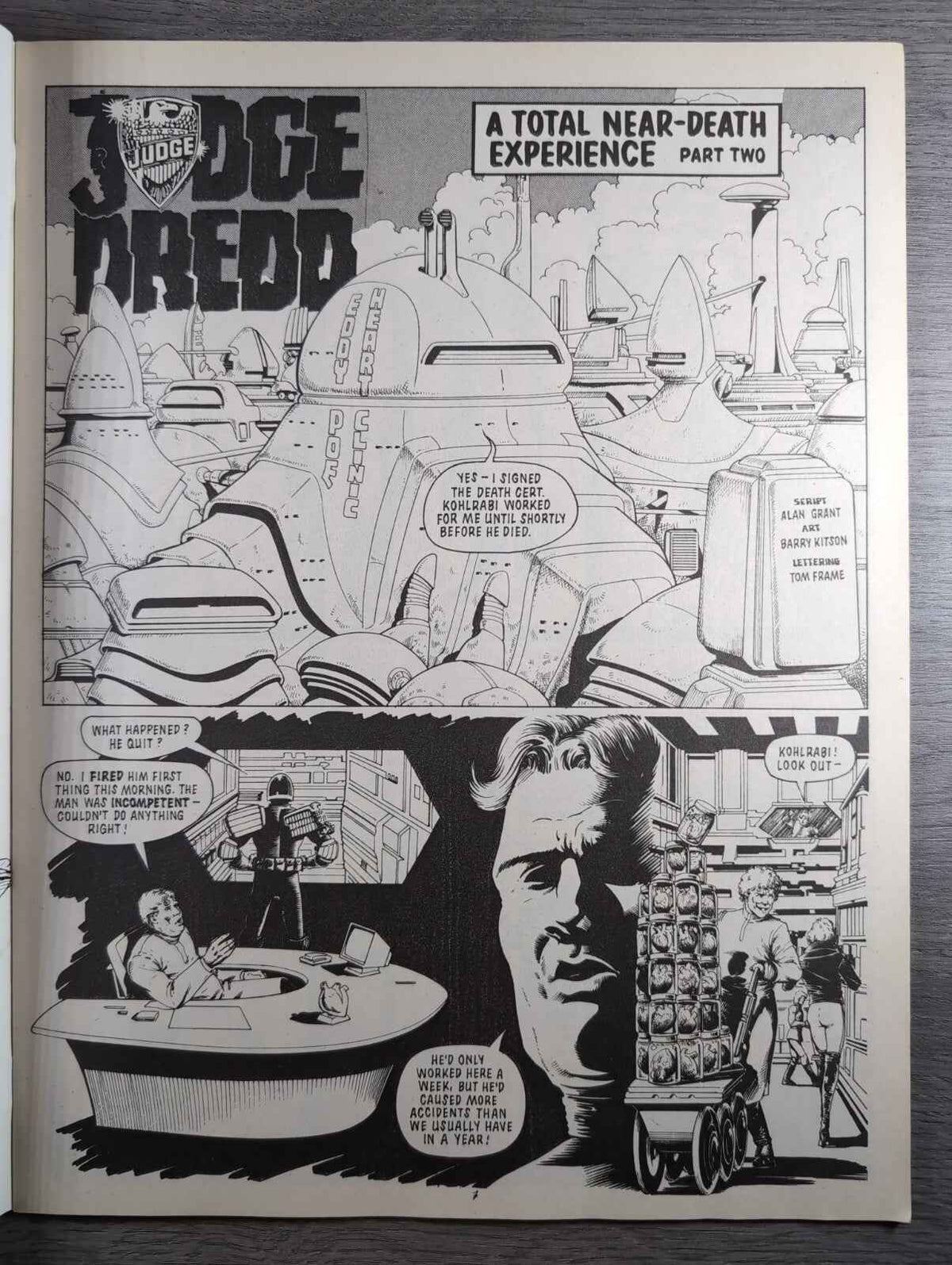 2000AD Prog 630 Featuring Judge Dread Comic 10th June 1989 Vintage Retro Comic
