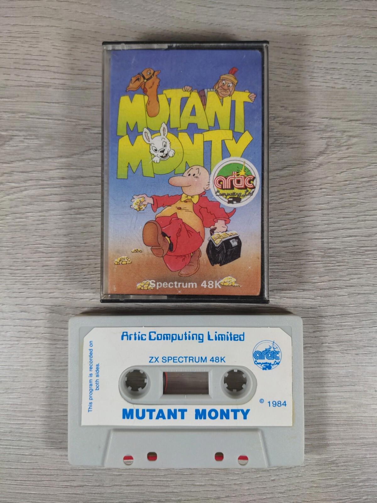 Mutant Monty ZX Spectrum 48K Game Cassette Tested & Working