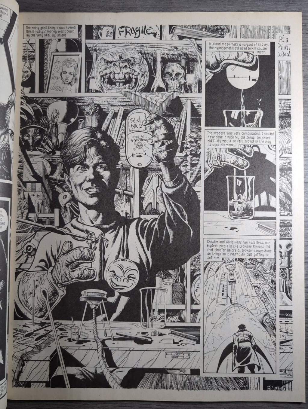 2000AD Prog 632 Featuring Judge Dread Comic 23rd June 1989  Vintage Retro Comic - Retrorama UK