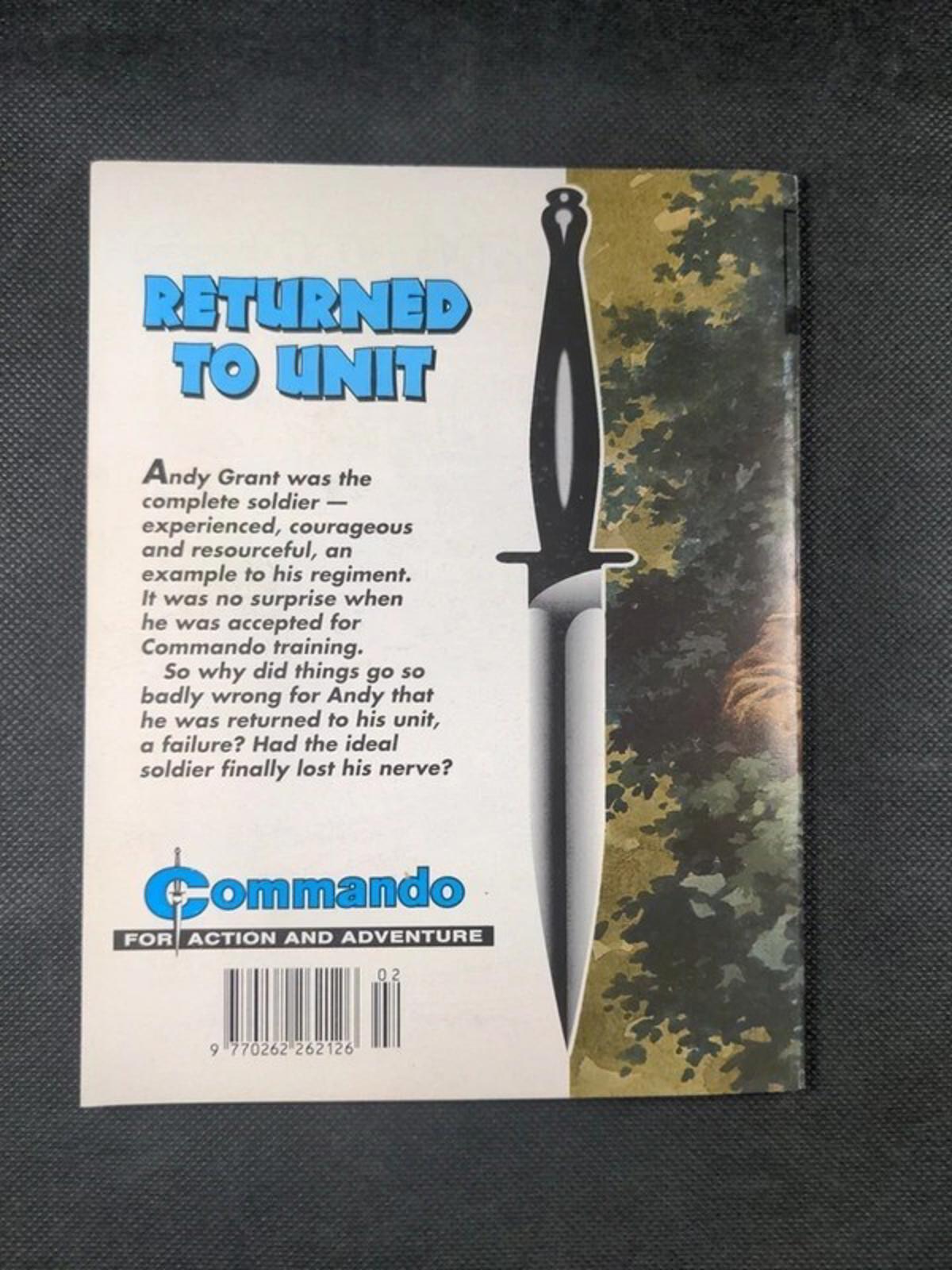 Commando Comic Issue Number 3690 Returned To Unit - Retrorama UK