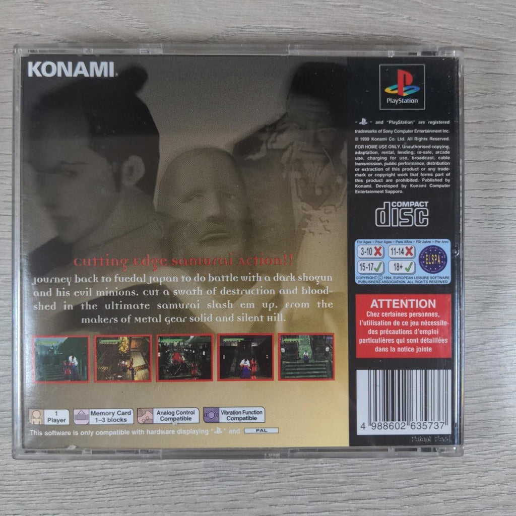 Ronin Blade Playstation 1 PS1 Game + Manual Tested & Working PAL