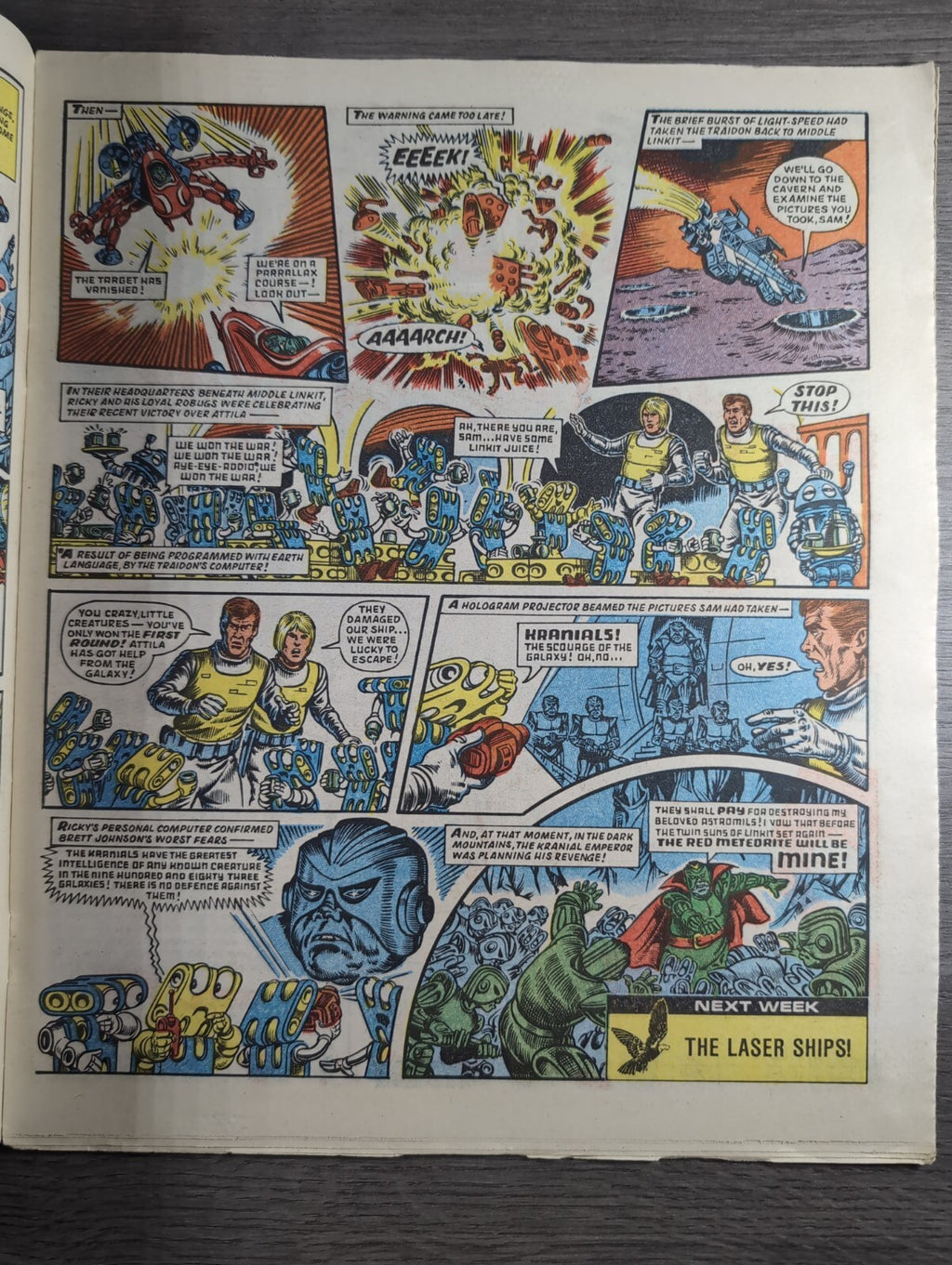 Eagle Comic Issue No. 222 21st June 1986 Vintage Retro UK Comic
