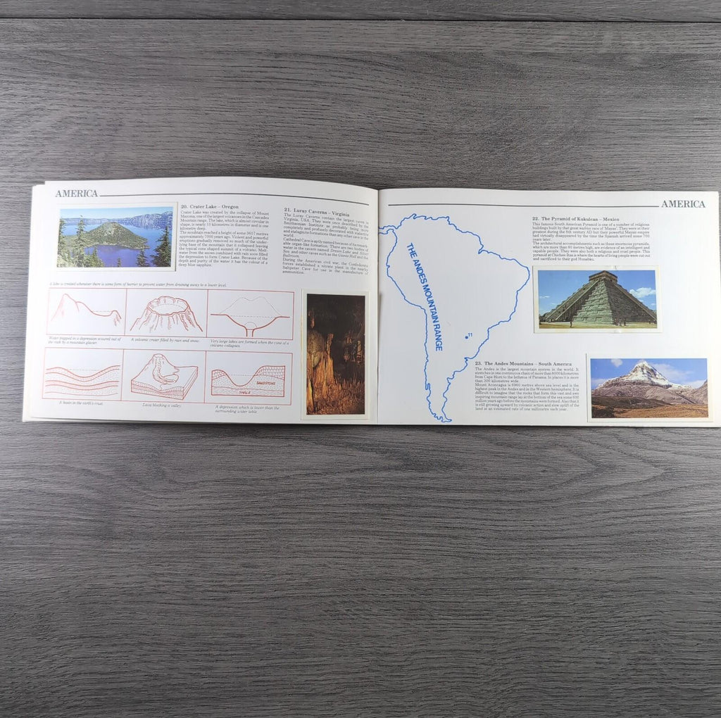 Brooke Bond Tea Picture Cards Album Features Of The World Complete Set