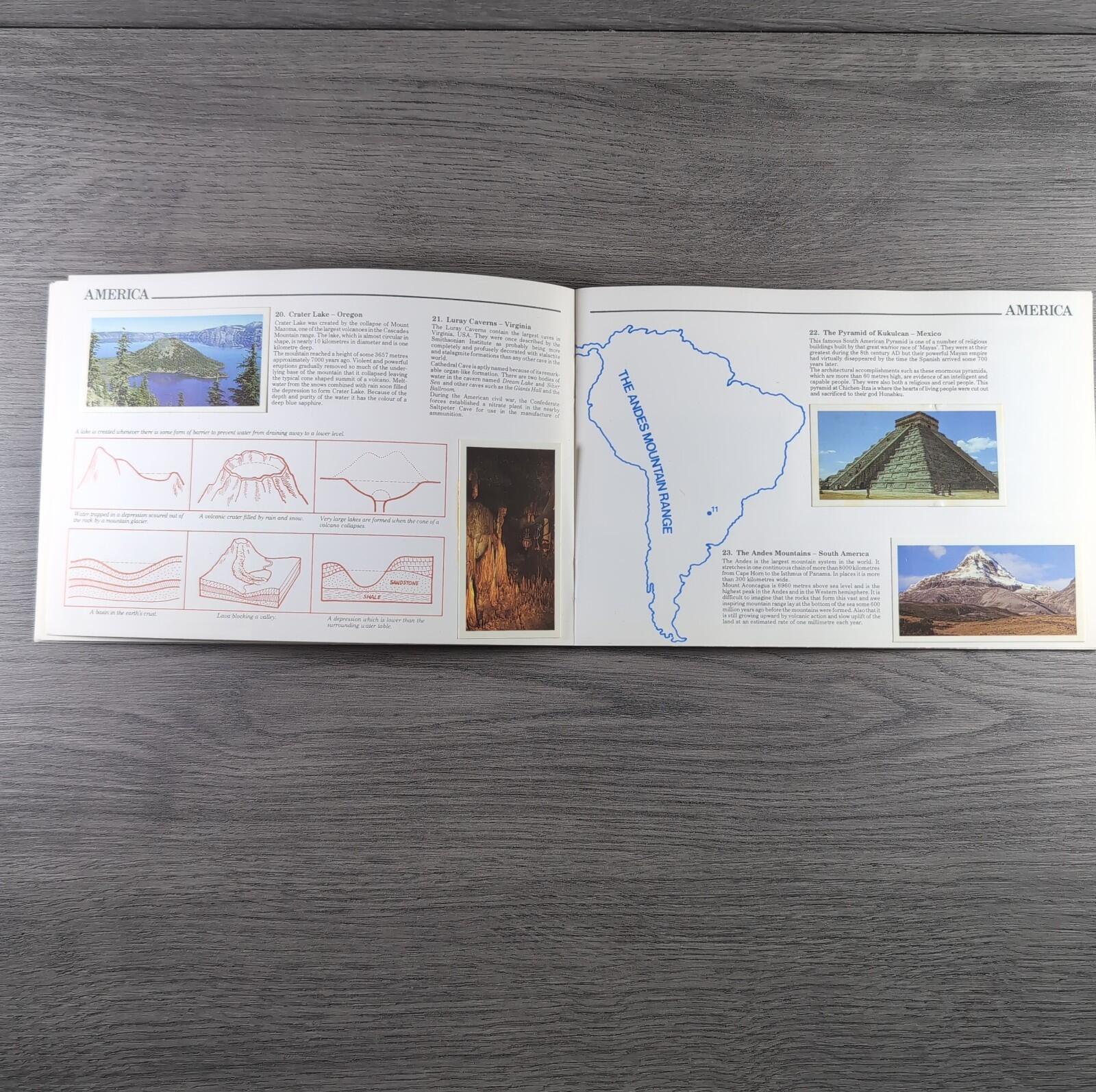 Brooke Bond Tea Picture Cards Album Features Of The World Complete Set