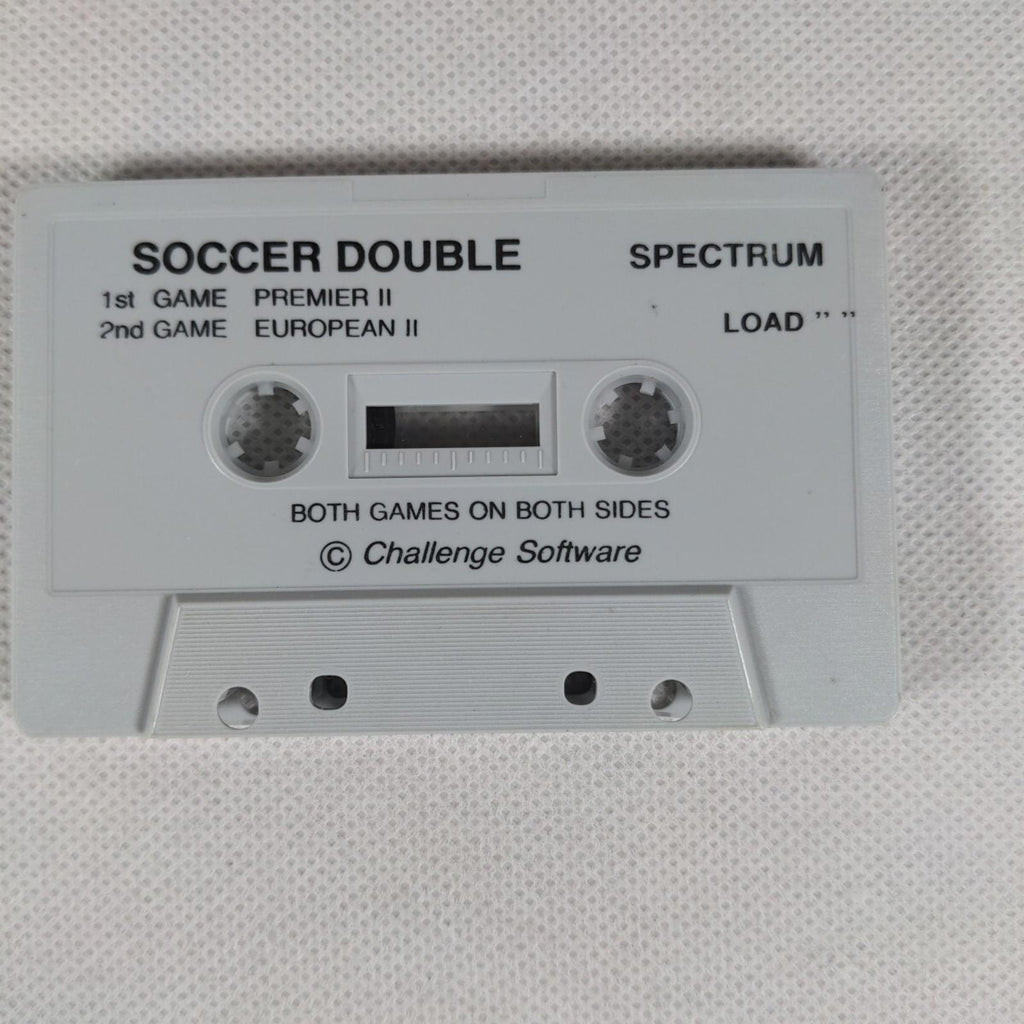 Soccer Double Premier II ZX Spectrum 48K 128K Game Cassette Tested & Working