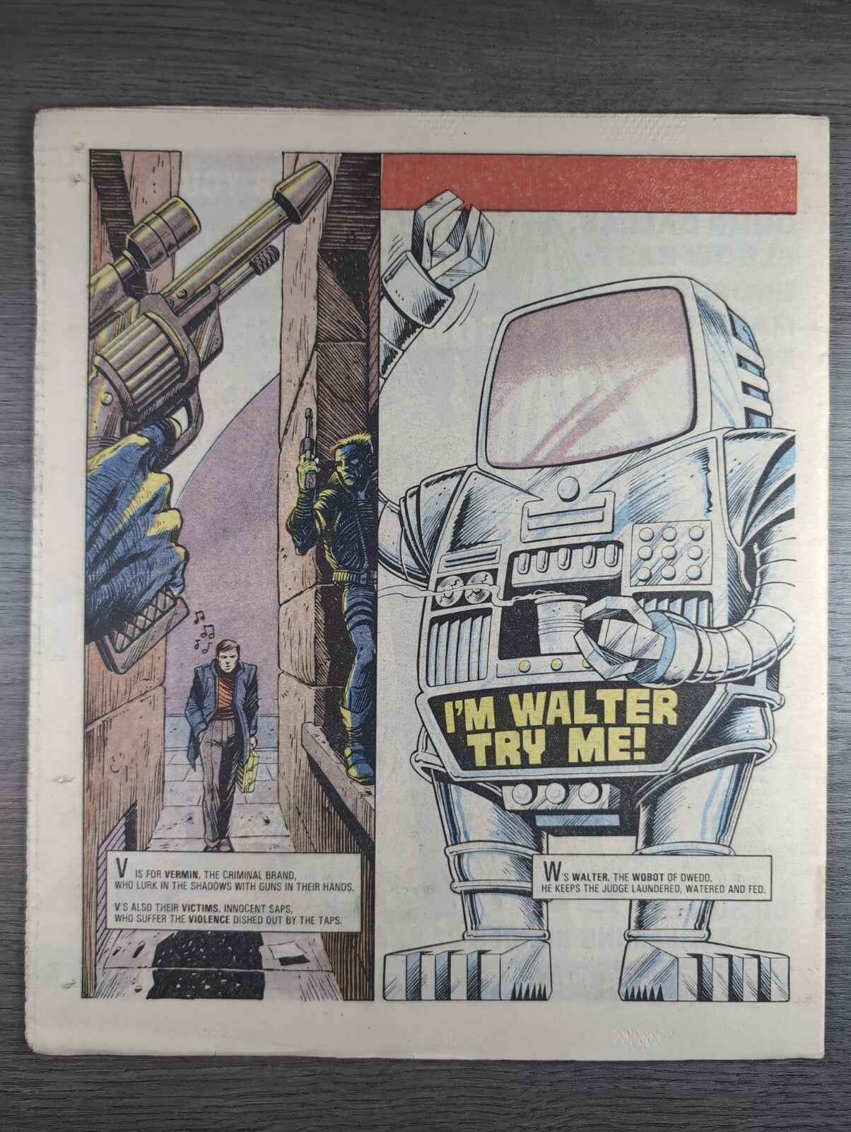 2000AD Prog 511 Featuring Judge Dread Comic 28 Feb 1987 Vintage Retro Comic
