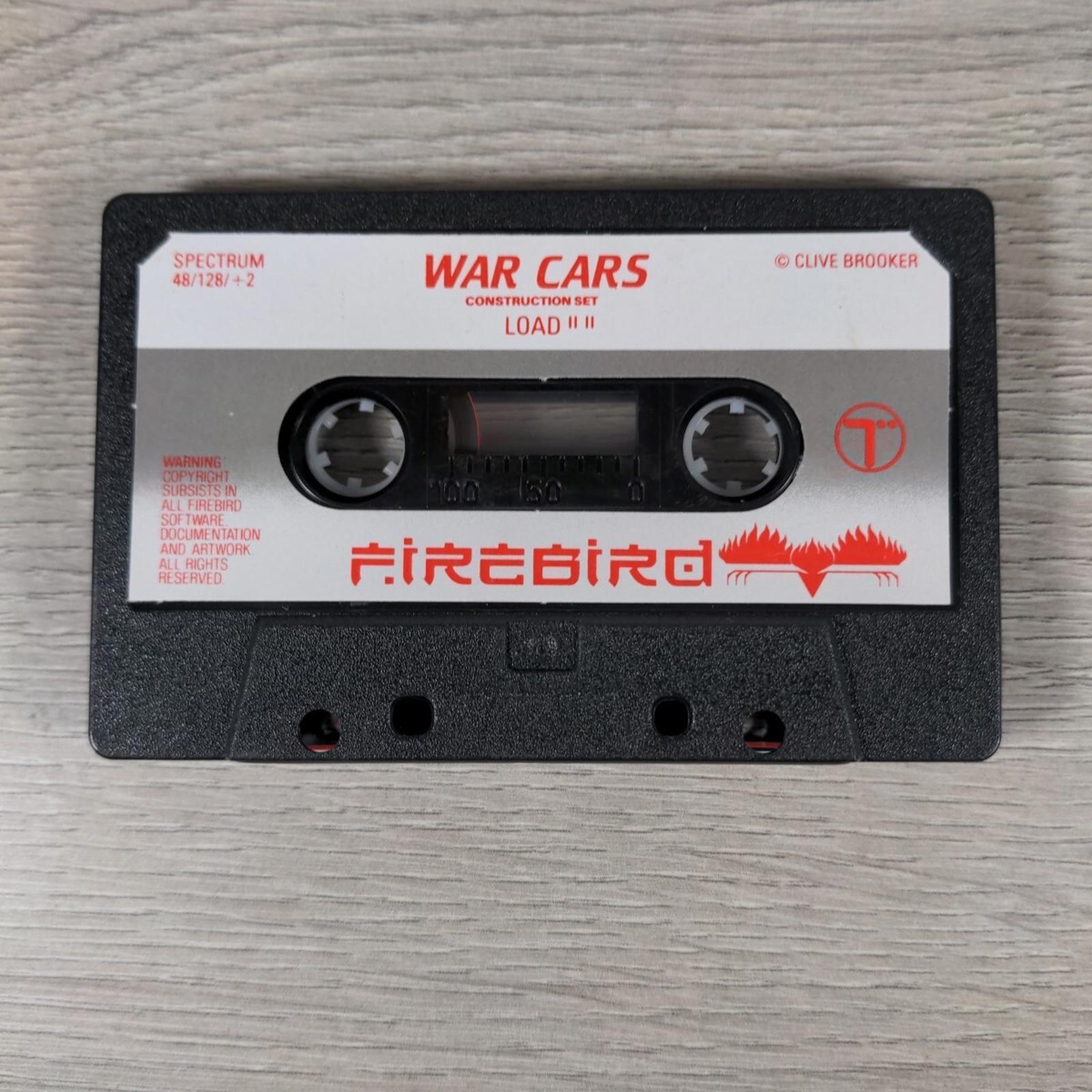War Cars Construction Set ZX Spectrum 48K 128K Game Cassette Tested & Working