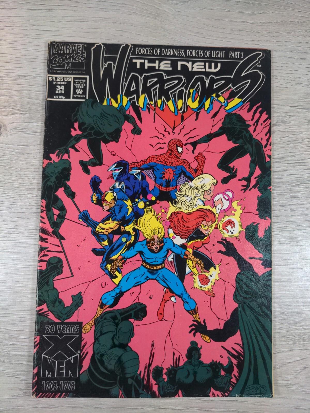 Marvel Comics: The New Warriors Forces Of Darkness Forces Of Light Part 3 #34 - Retrorama UK