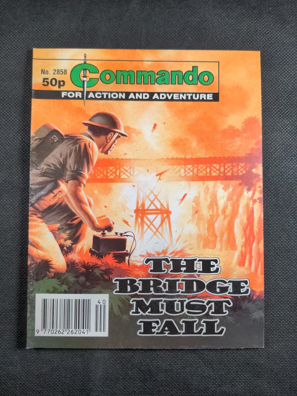 Commando Comic Issue Number 2858 The Bridge Must Fall Vintage Comic - Retrorama UK