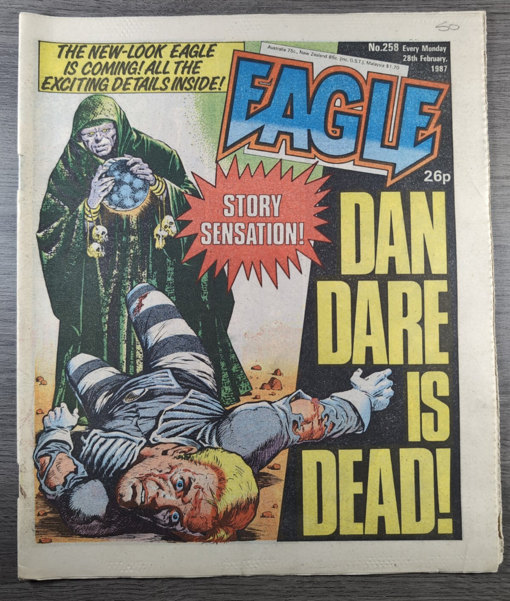 Eagle Comic Issue No. 258 28th Feb 1987 Vintage Retro UK Comic