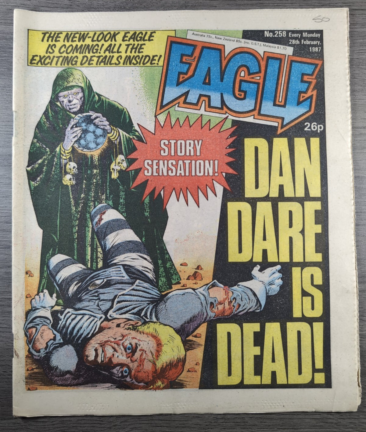 Eagle Comic Issue No. 258 28th Feb 1987 Vintage Retro UK Comic