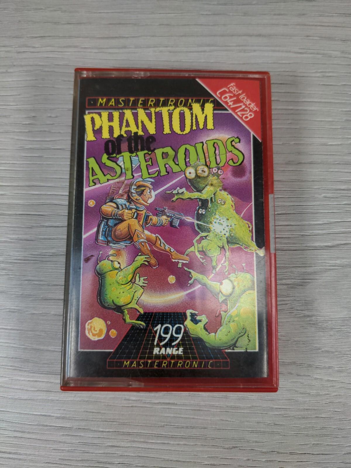 Phantom Of The Asteroids Commodore 64 C64 Video Game Cassette Tested & Working
