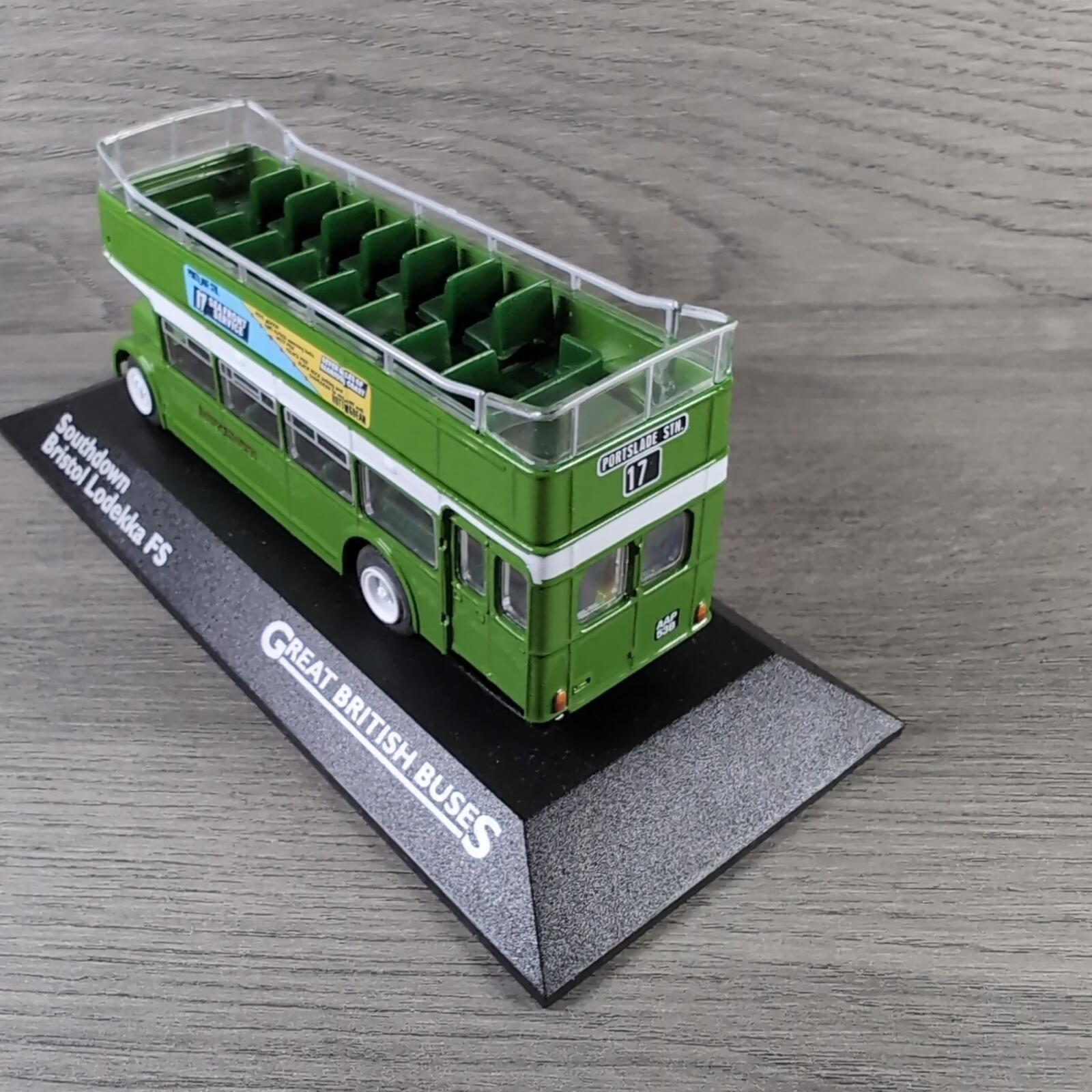 Great British Buses Southdown Bristol Lodekka FS 1:76 Scale Atlas Diecast Model