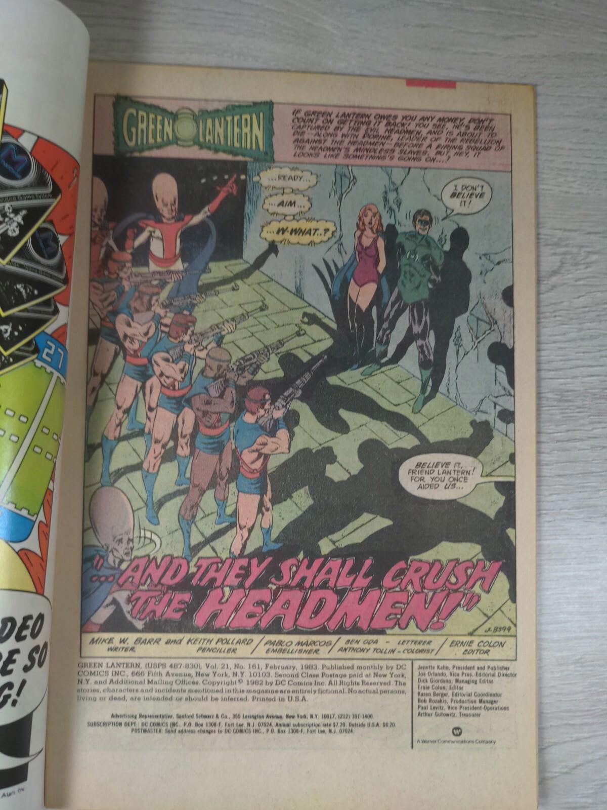 DC Comics Green Lantern #161 February 1983 Vintage Comic